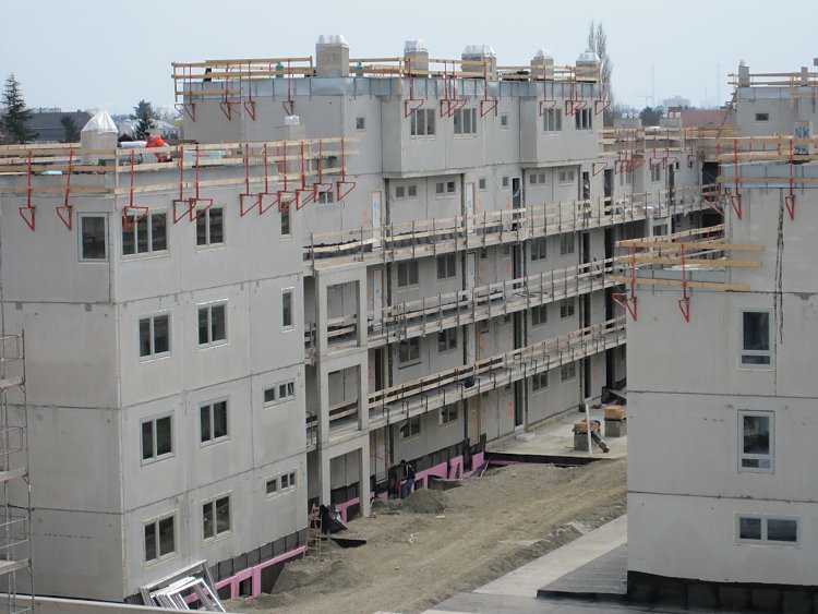 Cost-saving precast concrete construction