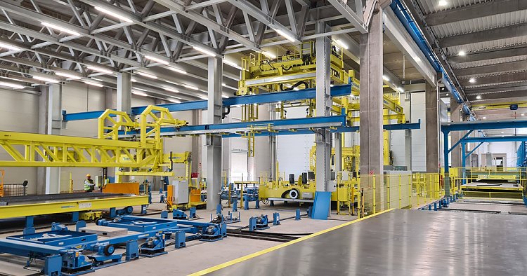 Innovative factory planning for precast plants