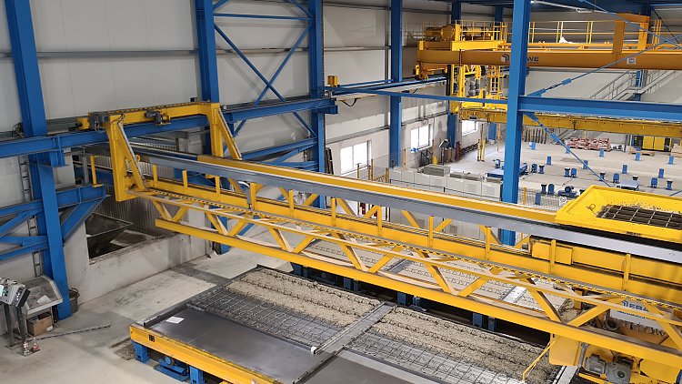 Lauter Prefabricated parts new production plant for double walls