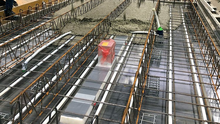 Prefabrication with building components activation Prefabrication with building components activation