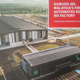 Gamuda IBS: Neues Betonfertigteilwerk Luftaufnahme