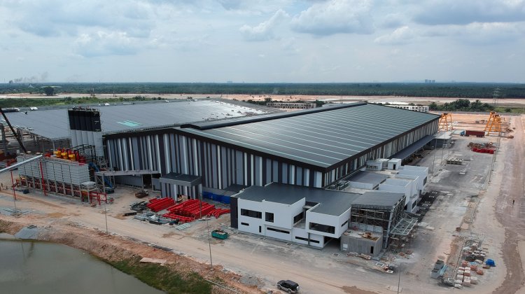  Aerial: Gamuda's second precast concrete plant in Malaysia