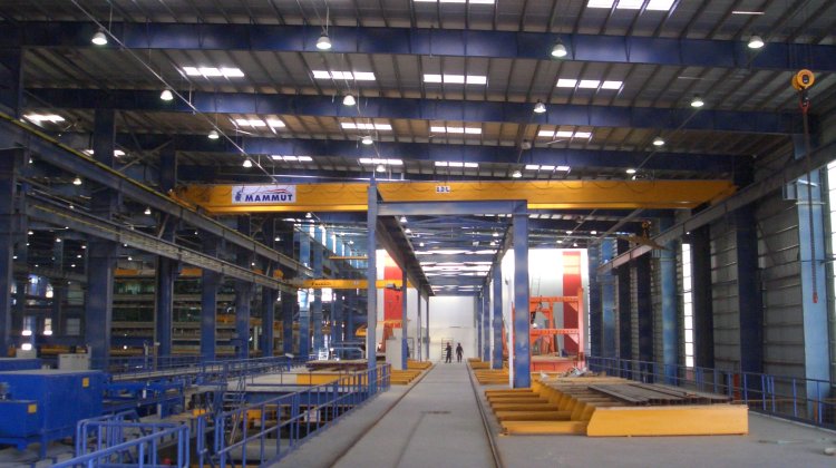 Pallet carousel system for precast elements in Dubai