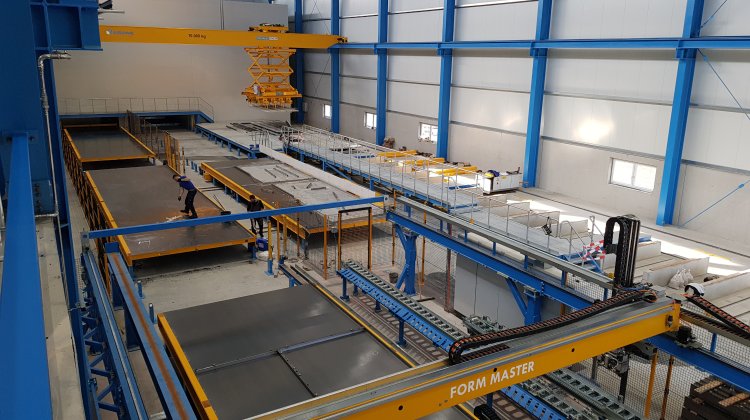  Lauter - pallet circulation system in the precast plant