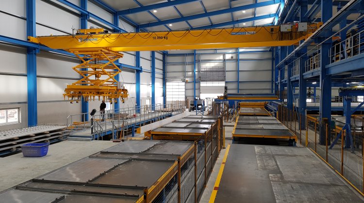  Lauter - Pallet circulation system for precast concrete elements