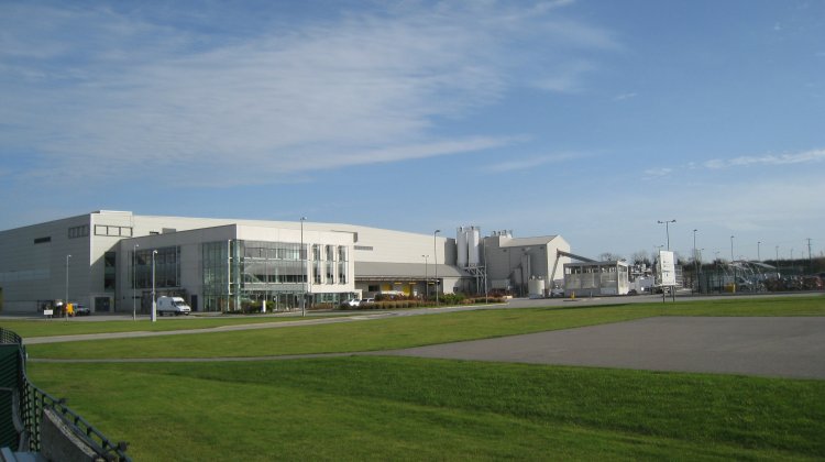 Precast concrete plant in England