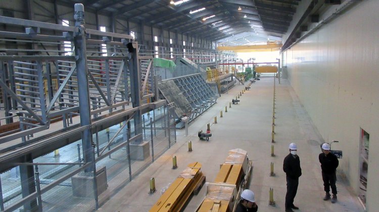  Sampyo interior view: Precast concrete plant in South Korea