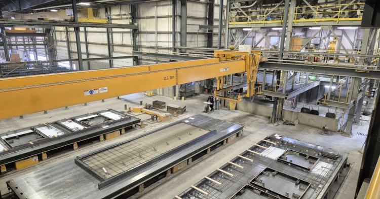 Neue Bewehrungsfertigung bei Stubbe's Precast in Kanada