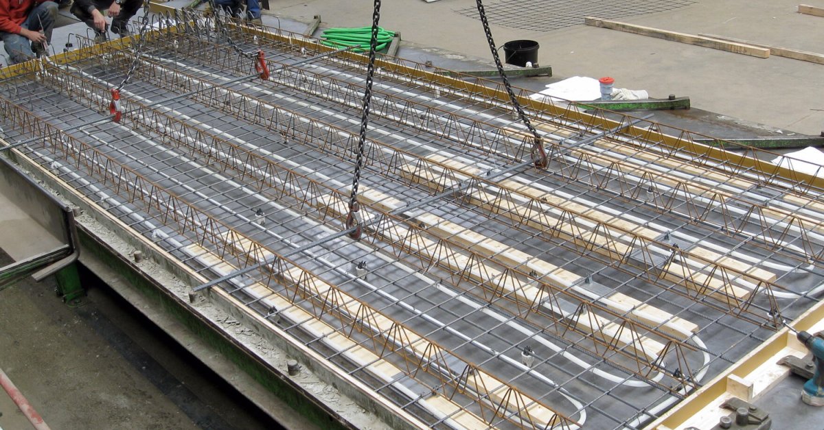 Building component activation - thermally activated building systems (TABS)